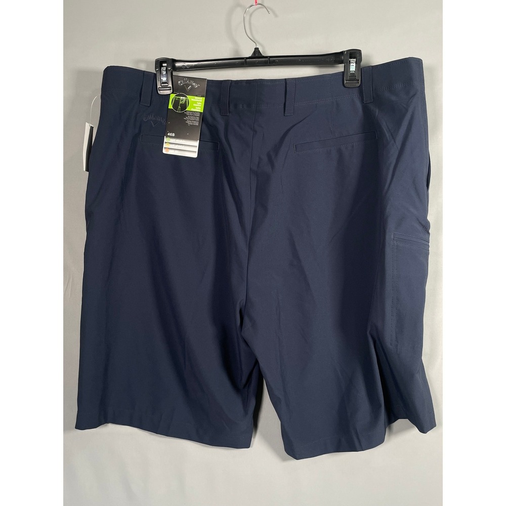 Callaway Mens Opti-Stretch Golf Shorts Navy Blue 46 Stretch Waistband New